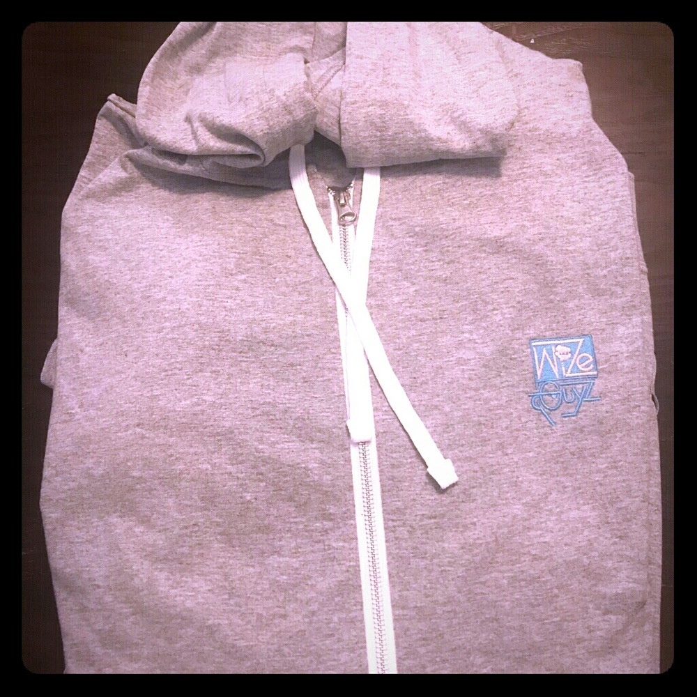 Grey Full Zip -up hoodie